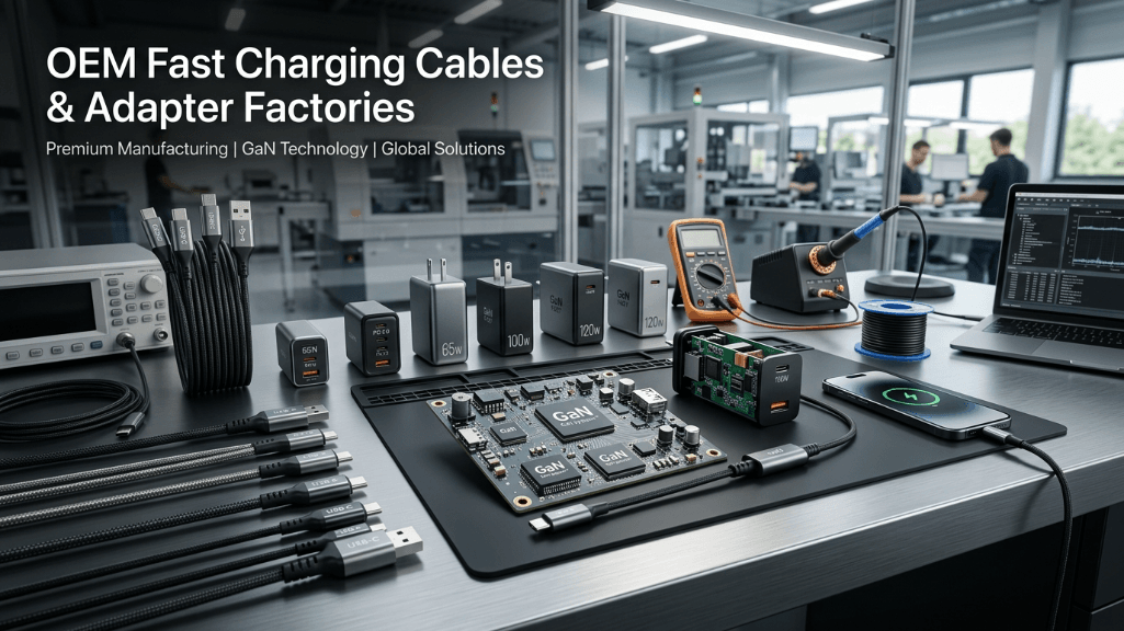 How to Choose OEM Fast Charging Cables & Adapter Factories