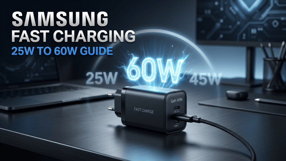Samsung hỗ trợ sạc nhanh với công suất bao nhiêu watt?