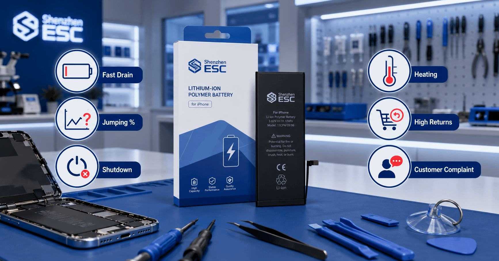 Why Does iPhone Battery Drain Fast After Replacement? Technical Causes and B2B Repair Solutions