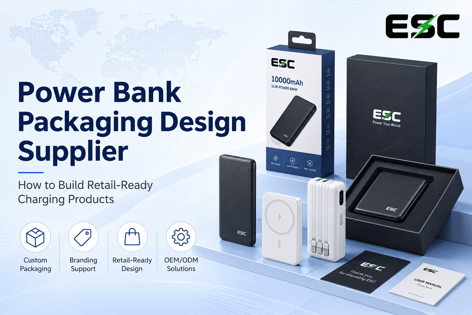 Power Bank Packaging Design Supplier: How to Build Retail-Ready Charging Products