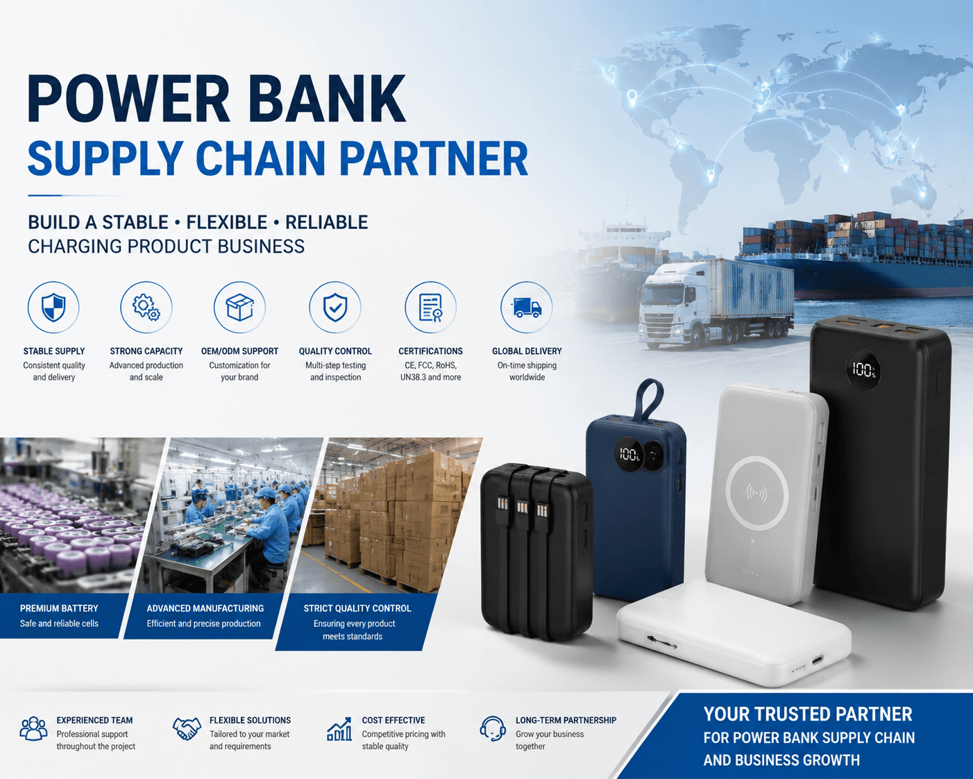 Power Bank Supply Chain Partner: How to Build a Stable Charging Product Business