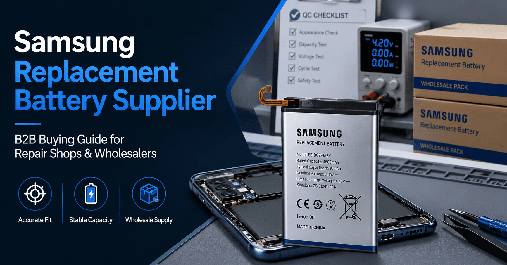 Samsung Replacement Battery Supplier: How Repair Shops and Wholesalers Choose Reliable Galaxy Batteries