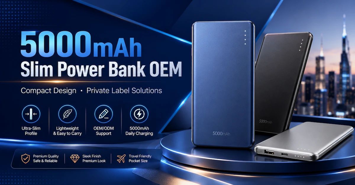 5000mAh Slim Power Bank OEM: How to Build Lightweight Portable Chargers for Your Brand