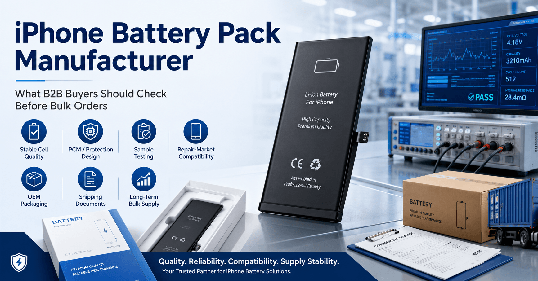iPhone Battery Pack Manufacturer: What B2B Buyers Should Check Before Bulk Orders