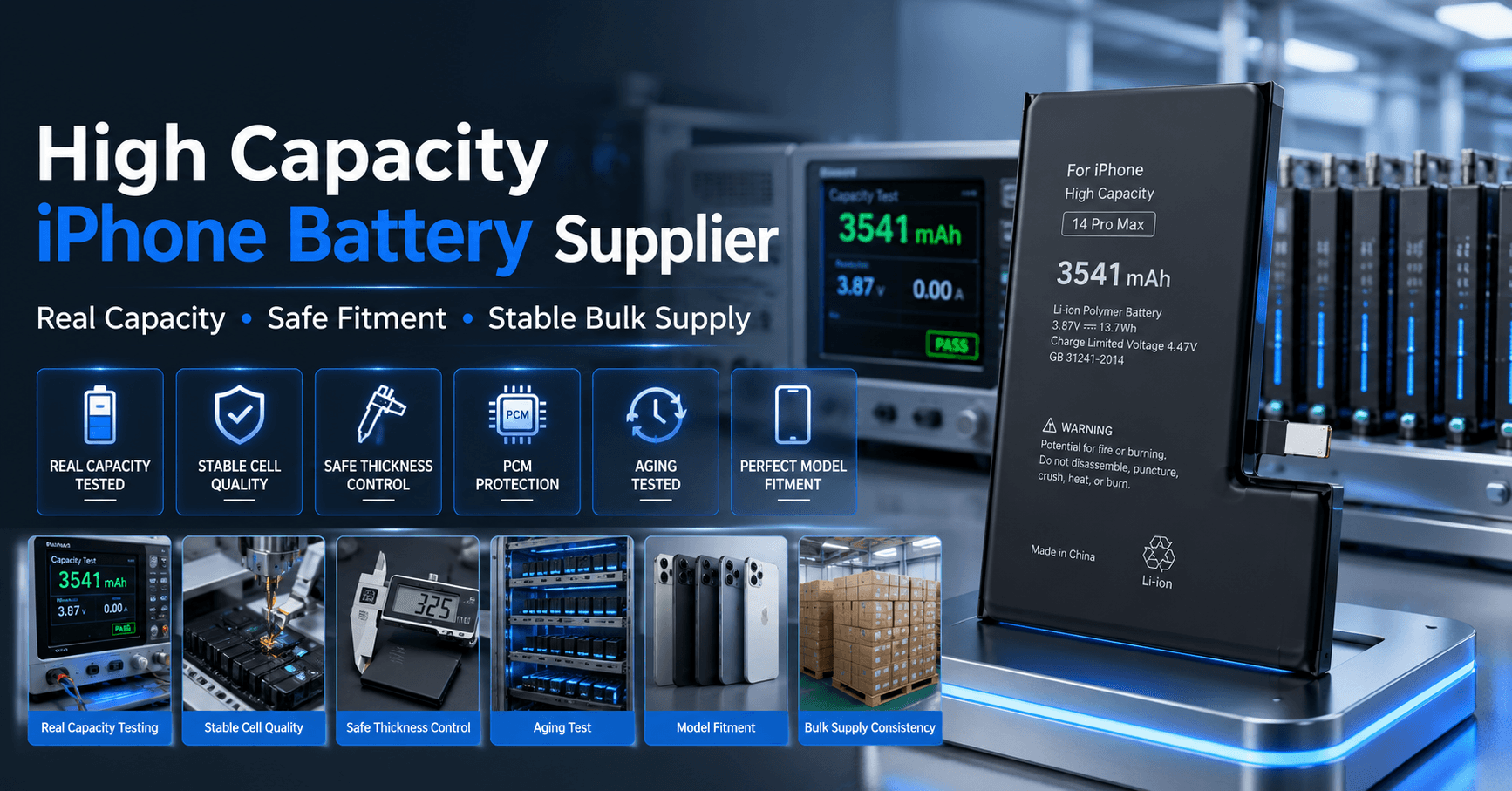 High Capacity iPhone Battery Supplier: What B2B Buyers Should Check Before Bulk Orders