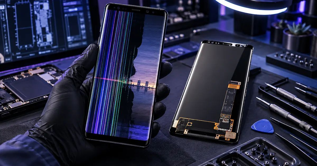Problema na tela do Samsung Note 8: Guia de diagnóstico e seleção de tela de substituição