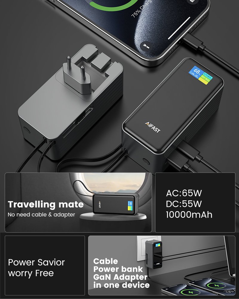 EU Plug Power Bank: Efficient Charging for Travelers