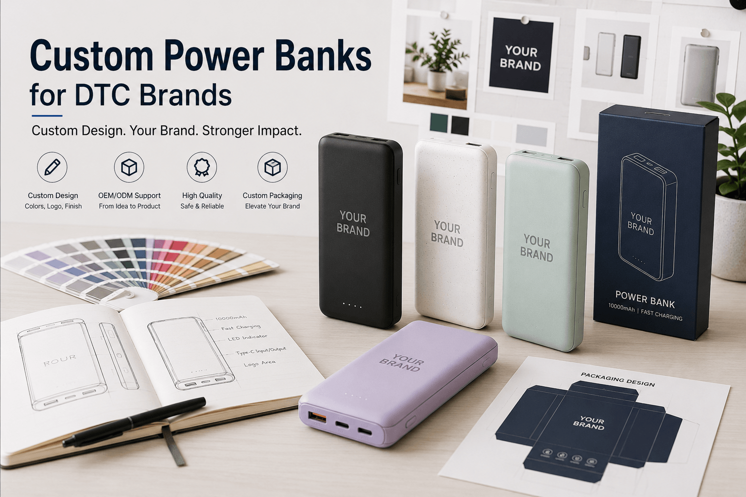 Custom Power Banks for DTC Brands: How to Build a Scalable Branded Product Line