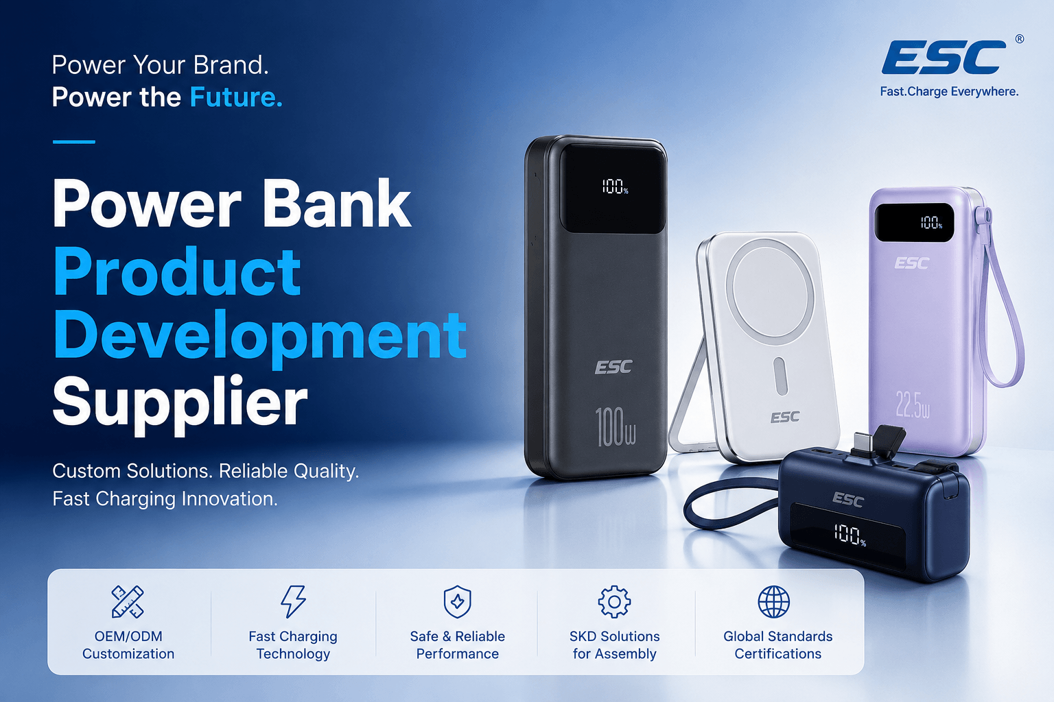 Power Bank Product Development Supplier: How to Build Fast-Charging Products for Your Brand