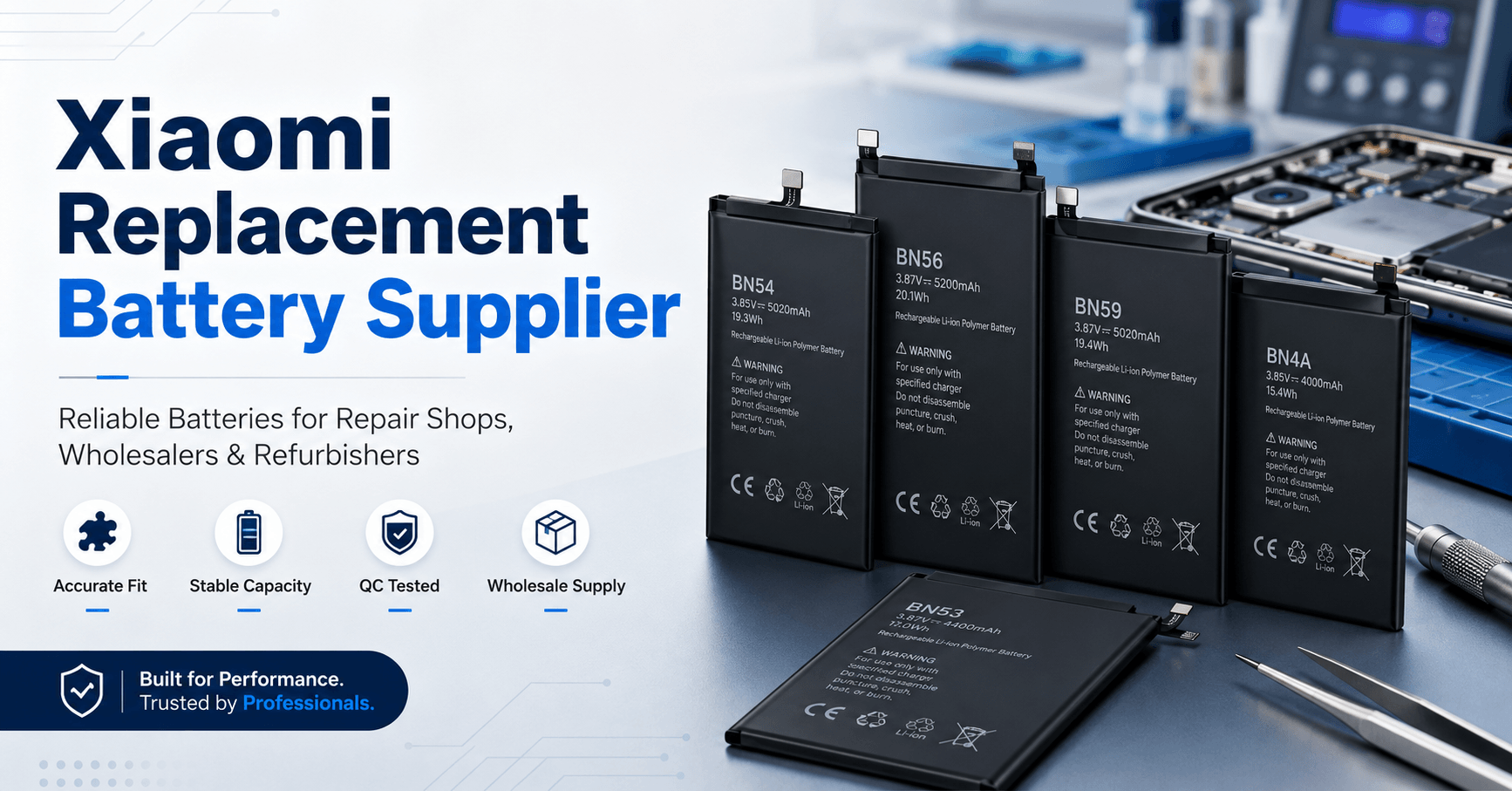 Xiaomi Replacement Battery Supplier: How Repair Shops and Wholesalers Choose Reliable Batteries