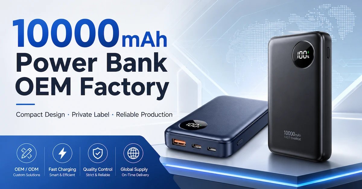 10000mAh Power Bank OEM Factory: How to Build Compact Fast-Charging Products for Your Brand