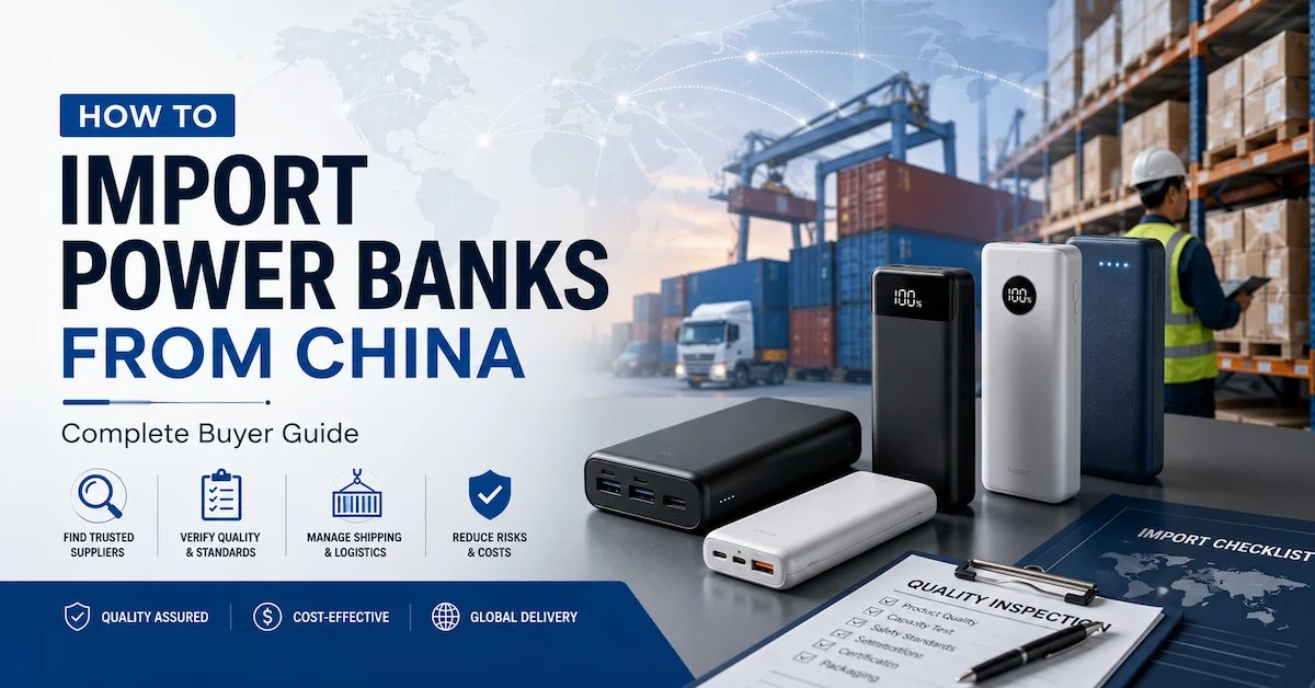 How to Import Power Banks from China: Complete Buyer Guide