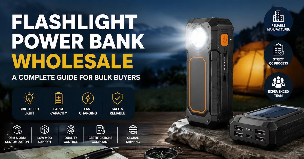 Flashlight Power Bank Wholesale: A Complete Guide for Bulk Buyers
