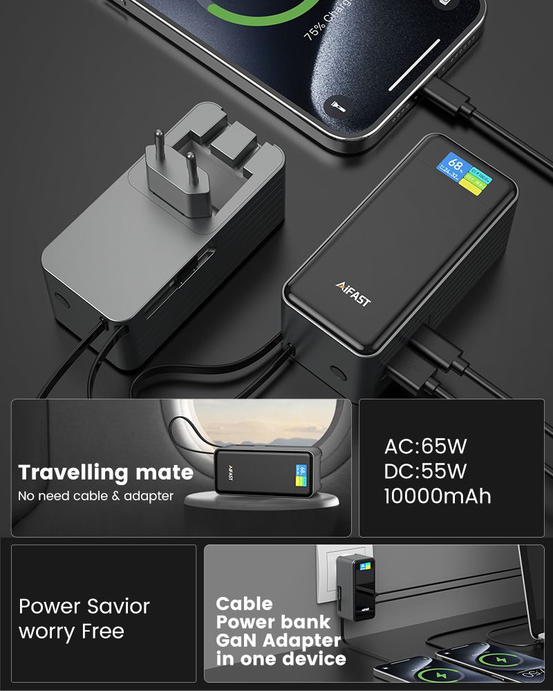 EU Plug Power Bank: Efficient Charging for Travelers