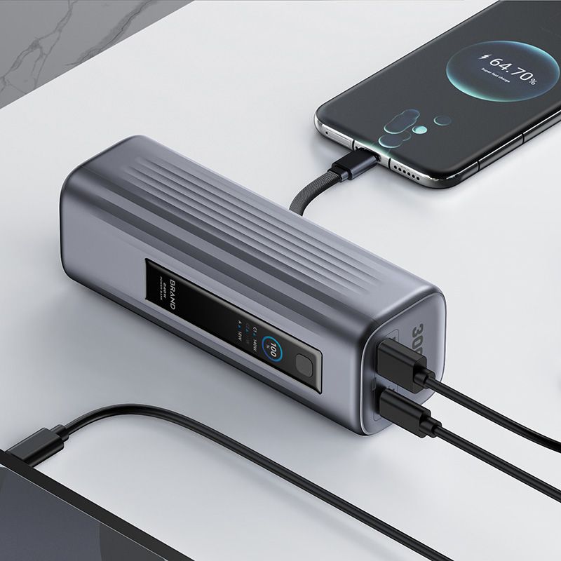 Usine d'accessoires de recharge mobile pour batteries externes rapides de 140 W