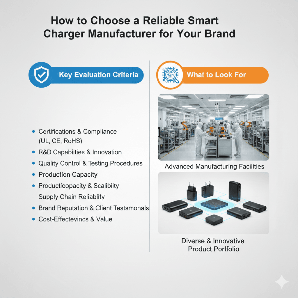 How to Choose a Reliable Smart Charger Manufacturer for Your Brand