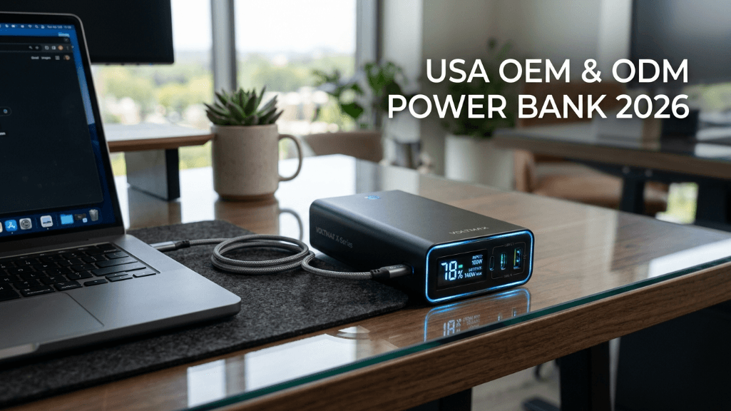 USA OEM & ODM Power Bank Services 2026: Low MOQ, High ROI