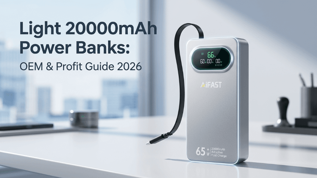 Light 20000mAh Power Banks: OEM Sourcing & Profit Guide 2026