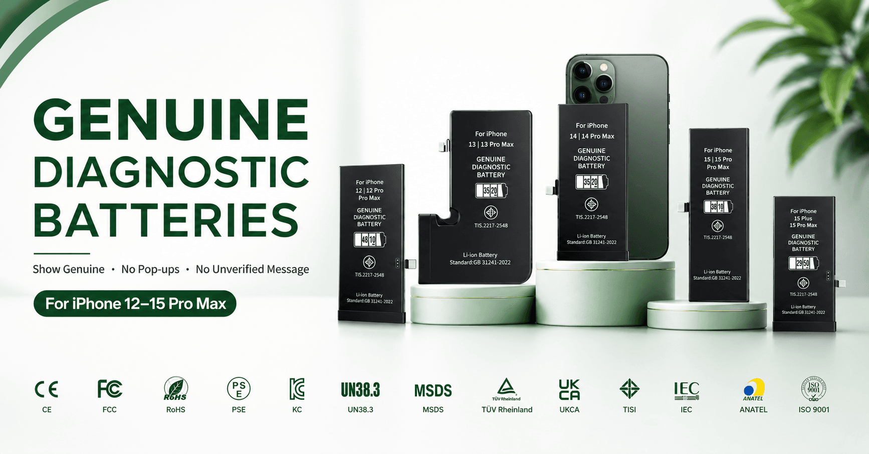 iPhone No Pop Up Battery Supplier: How to Choose Replacement Batteries for Repair and Refurbishment