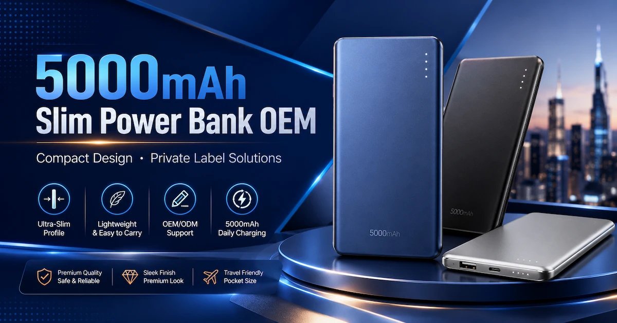 5000mAh Slim Power Bank OEM: How to Build Lightweight Portable Chargers for Your Brand