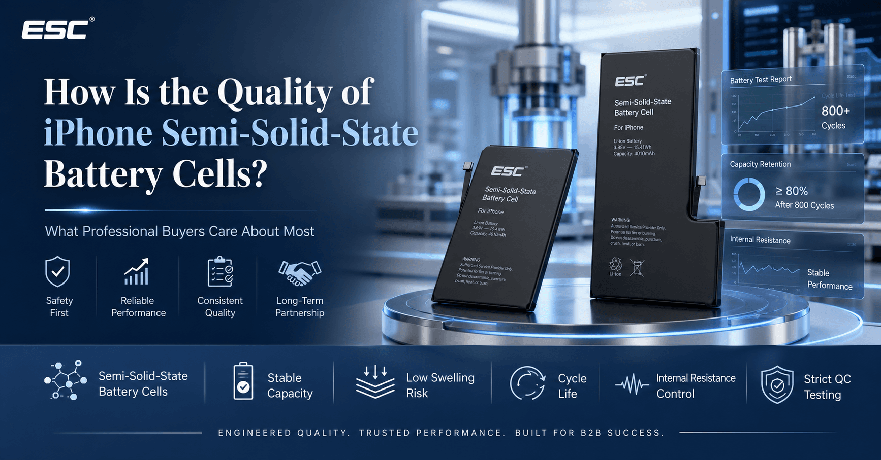 How Is the Quality of iPhone Semi-Solid-State Battery Cells? A Guide for Repair and Wholesale Buyers