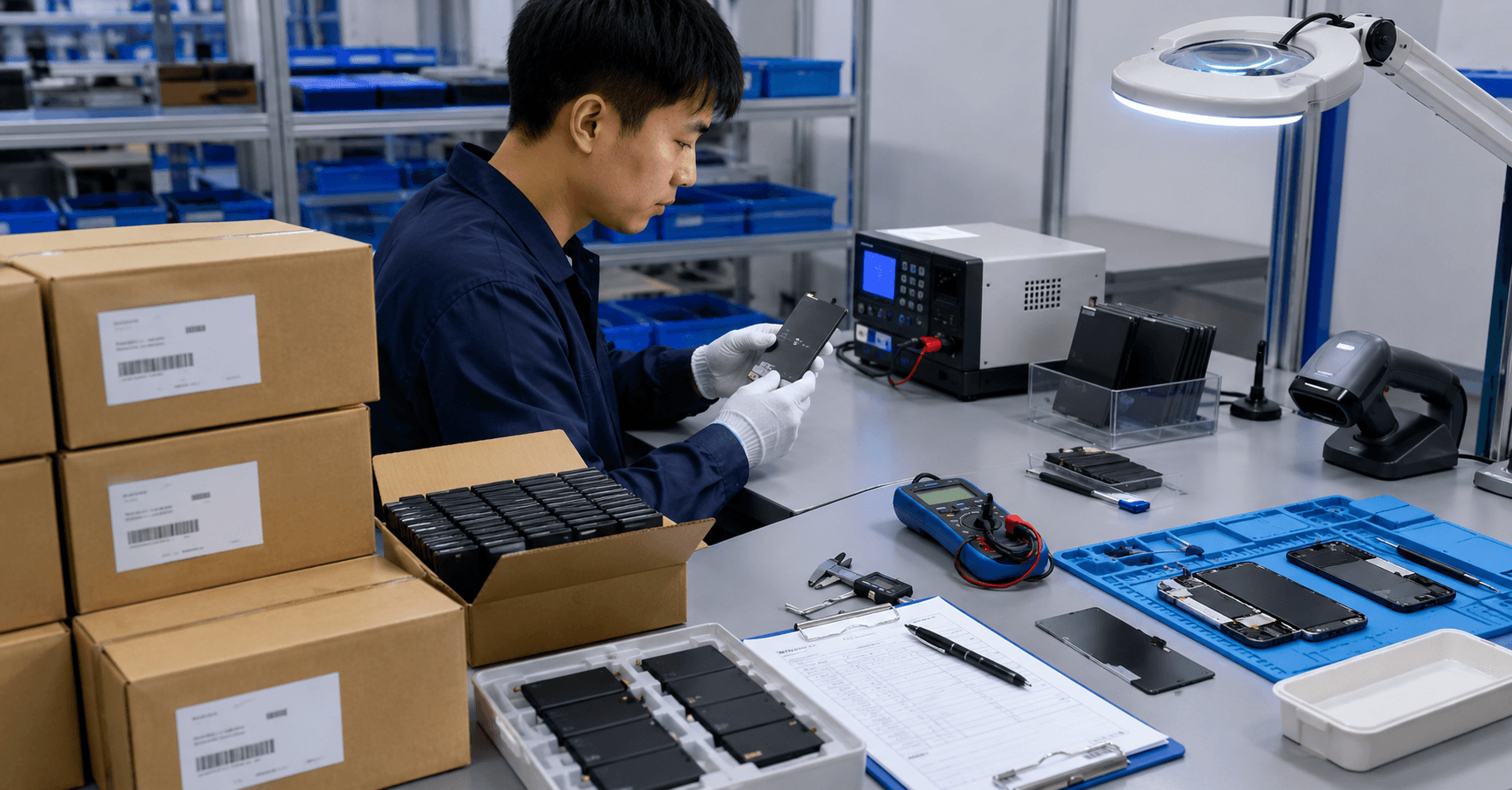Mobile Phone Battery Incoming Inspection: An IQC Guide for Bulk Buyers