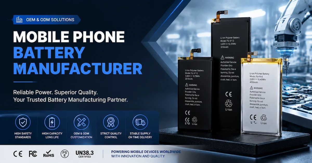 Mobile Phone Battery Manufacturer: A Complete Guide for OEM and Wholesale Buyers