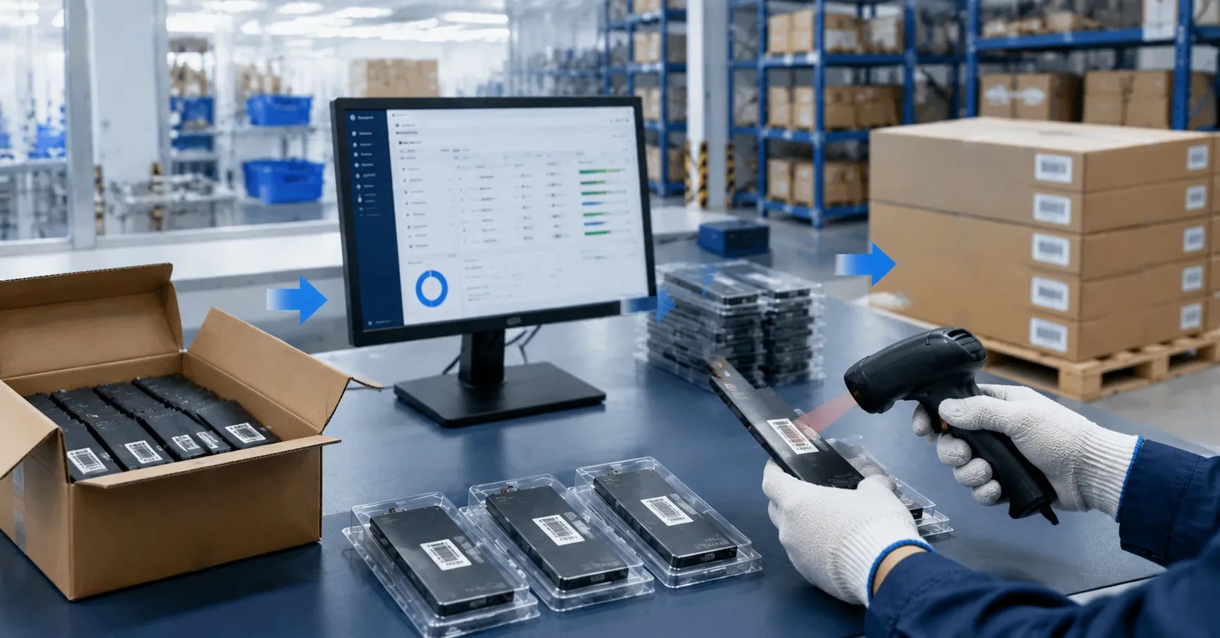 Trazabilidad de lotes de baterías de teléfonos móviles: una guía de control B2B