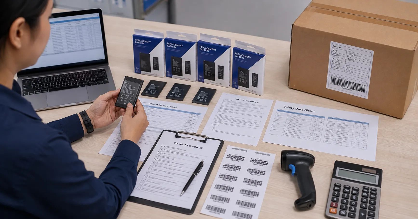 Certificados de baterías para teléfonos móviles y documentos de envío: una guía de exportación B2B.