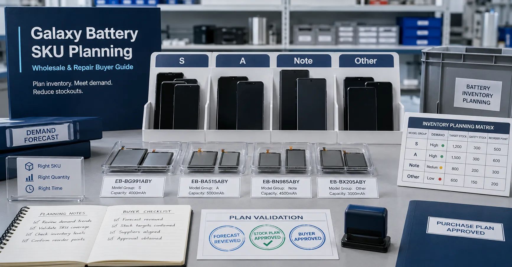 Samsung Galaxy Replacement Battery Compatibility: A B2B SKU Planning Guide