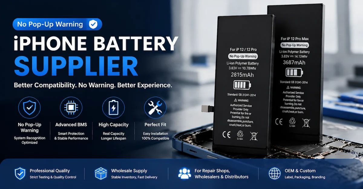 No Pop-Up Warning iPhone Battery Supplier: A Complete Guide for Repair Businesses