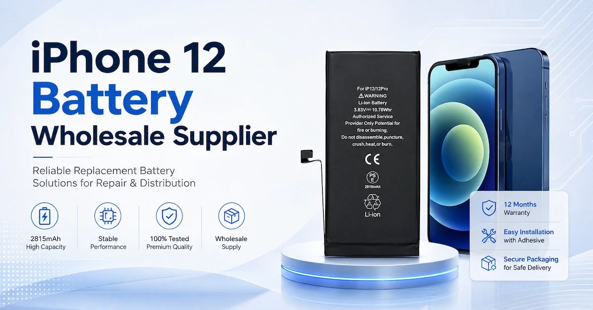 iPhone 12 Battery Wholesale Supplier: How to Compare Quality, MOQ, QC and OEM Support