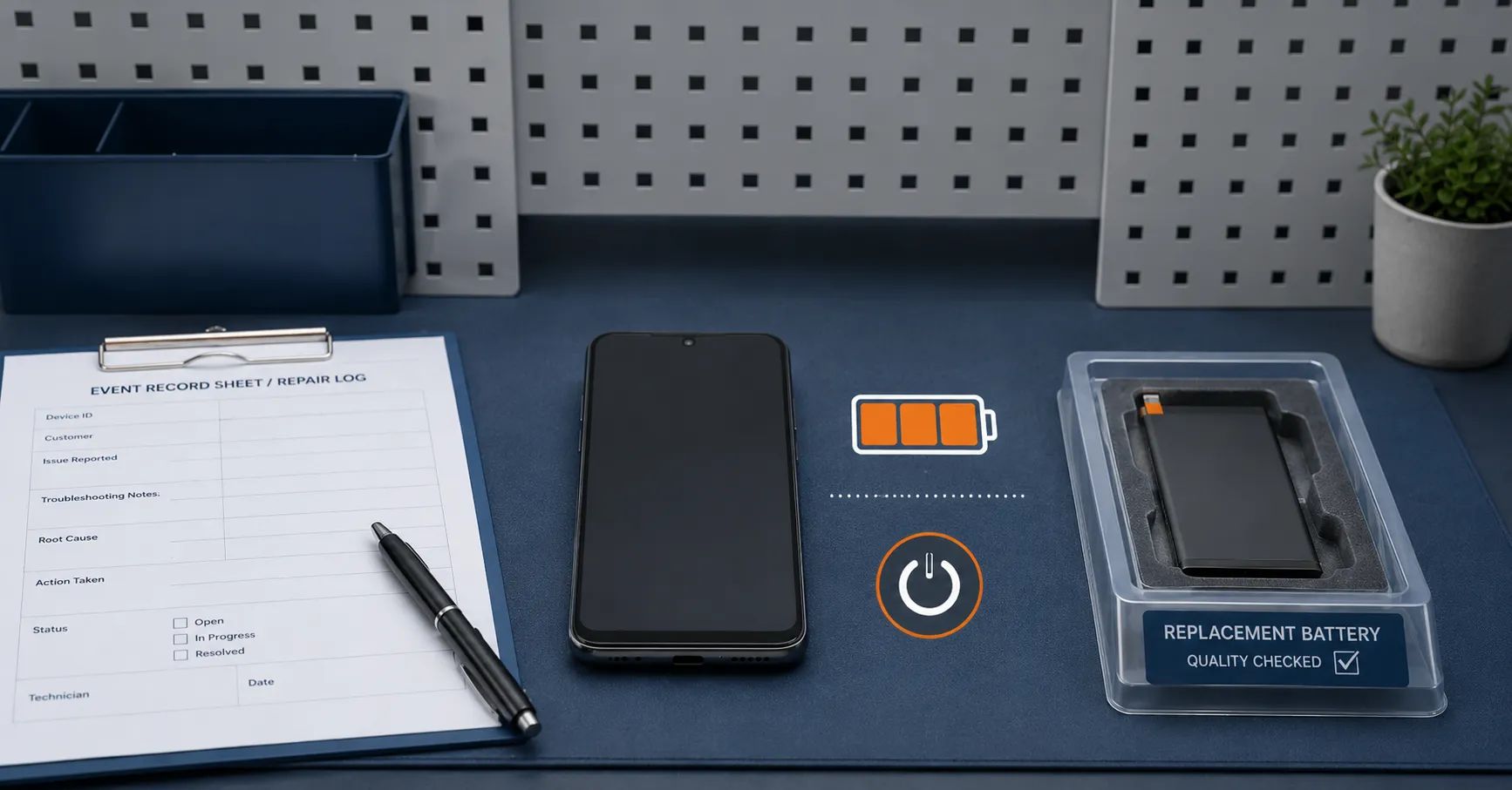 バッテリー残量があるのにiPhoneの電源が切れる:B2B向け診断および保証ガイド