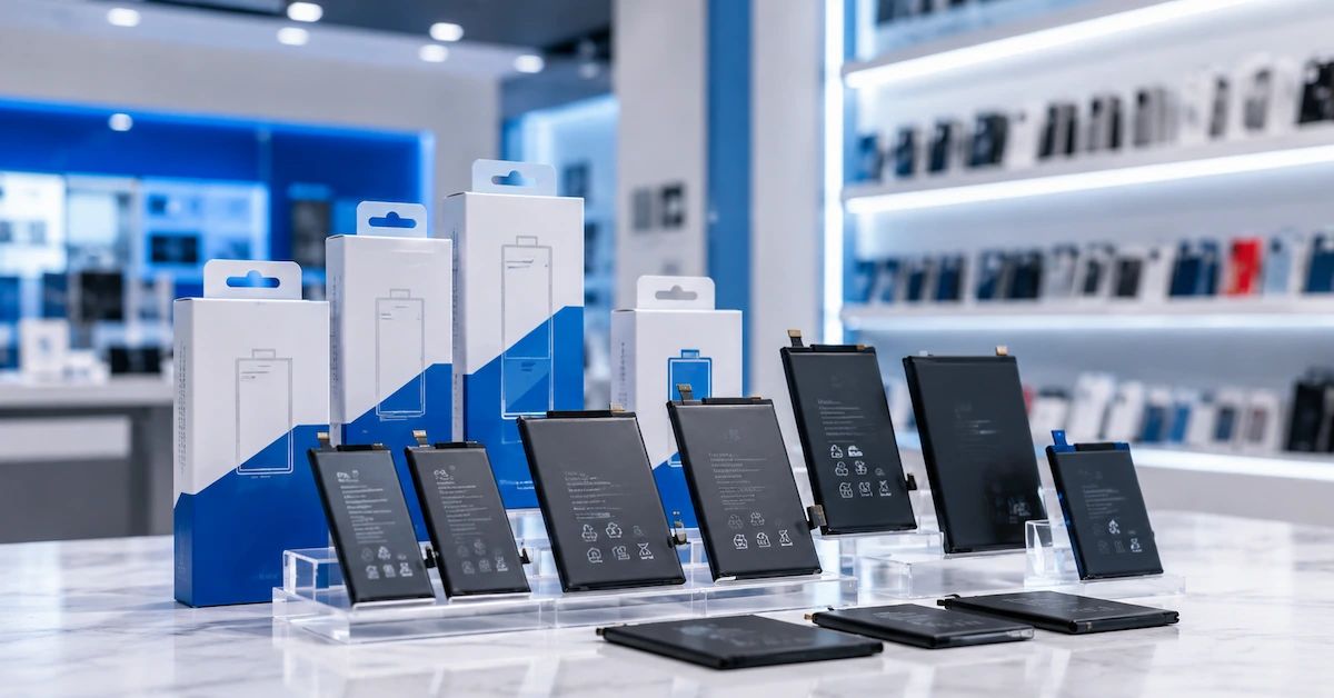 بطاريات بالجملة لمحلات إكسسوارات الهواتف: كيف تبني سلسلة توريد مربحة؟