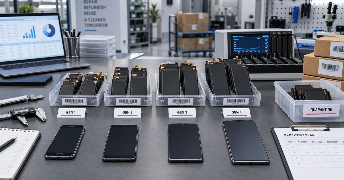 旧型Samsung Galaxy S6~S9用交換バッテリー:B2B SKUプランニングガイド