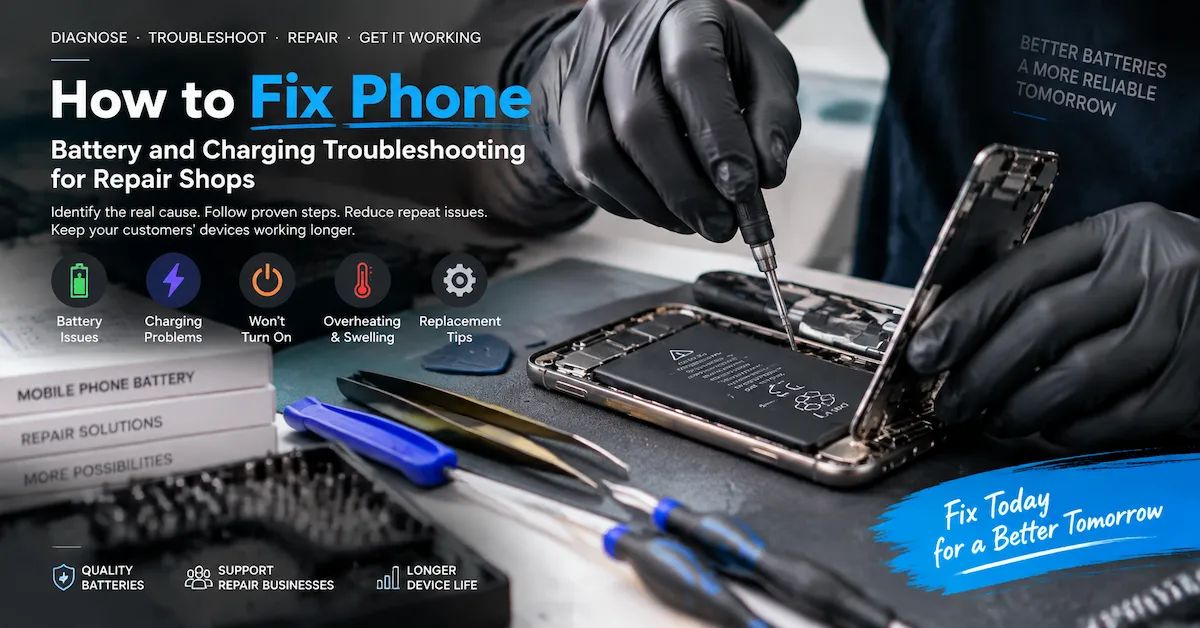 Telefon Sorunları Nasıl Onarılır: Tamirhaneler için Pil ve Şarj Sorunlarını Giderme