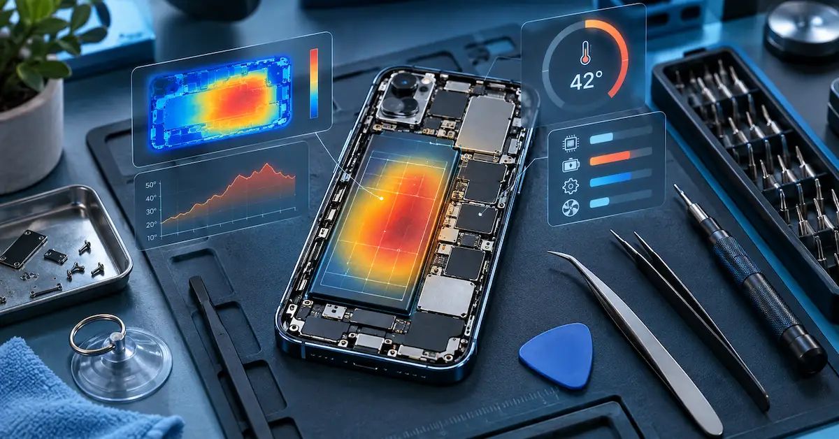 iPhone'um Neden Isınıyor? Tamir Atölyeleri İçin iPhone Aşırı Isınma Sorun Giderme Kılavuzu