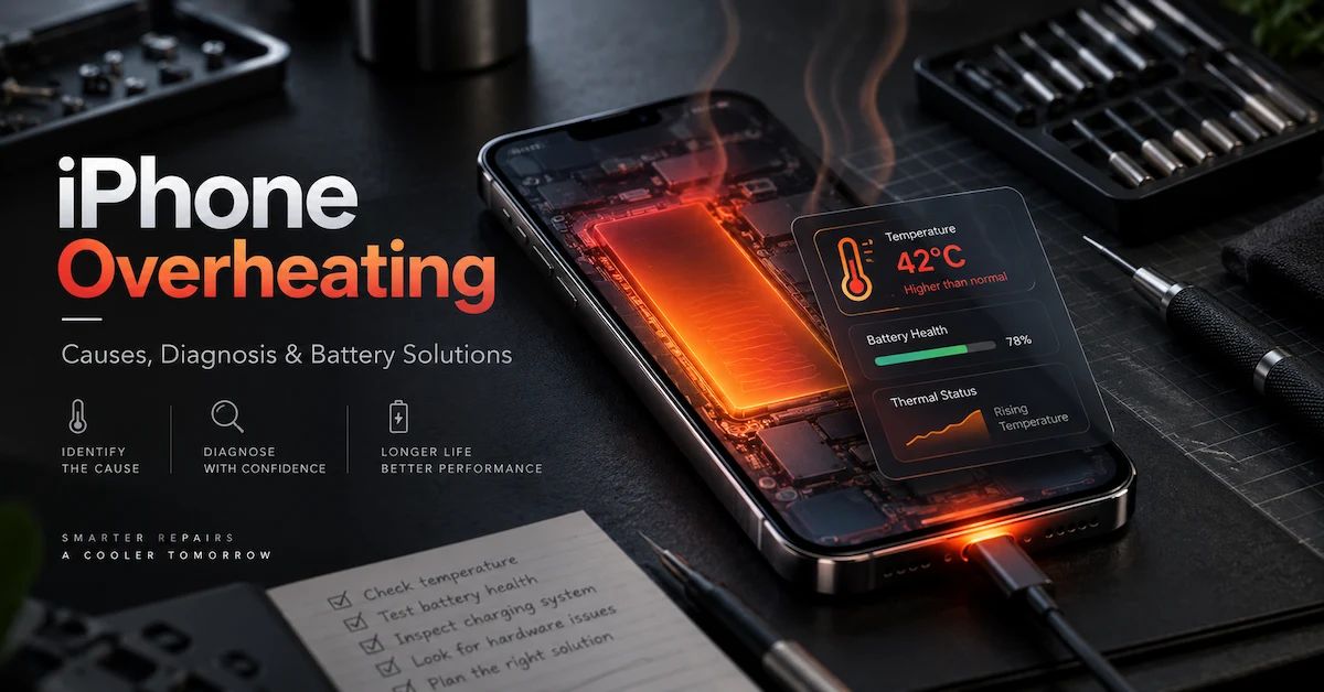 iPhone Overheating: A Diagnostic and Replacement Battery Sourcing Guide for Repair Shops and Refurbishers